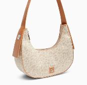Sac demi-lune Lexie léopard beige WU