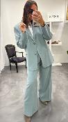 Veste Blazer oversize vert sauge STRONG G&M