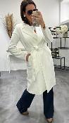 Veste Trench mi-long blanc 22836469