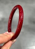 Bracelet jonc small framboise