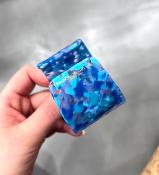 Bracelet manchette bleu
