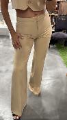 Pantalon flare camel KXPA0353 KKS