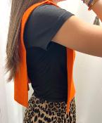 Col chaud amovible papaya 019449