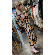 Robe imprime graphique Obina