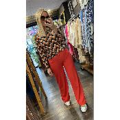 Pantalon fluide corail Julien