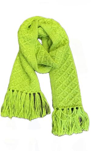 Echarpe lime 019416 