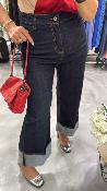 Jean large à revers brut P177W124 DIXIE 