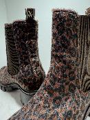 Bottines chelsea léopard HERINE BT2815 VW