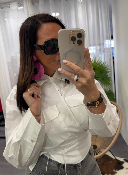 Chemise croisée blanche 052-21603 BSB