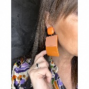 Boucles Oreilles lola Orange