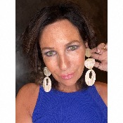 Boucles Oreilles acétate alba