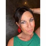 Boucles Oreilles grappe rouge
