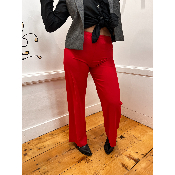 Pantalon fluide rouge PVT3ISI IMPERIAL