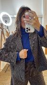 Veste Blazer  carreaux Marron JDETYBUA DIXIE 