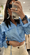 Chemisier bleu 50992179 MM