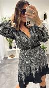 Robe courte à motifs KXAB1119 KKS