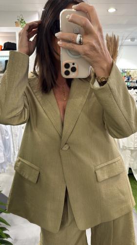 Veste blazer olive M37F0079 SOUVENIR