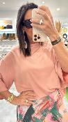Top rose poudr oversize TV58JMU IMPERIAL