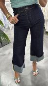 Jean large à revers brut P177W124 DIXIE 