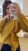 Pull en mohair moutarde MRK640 MR mae