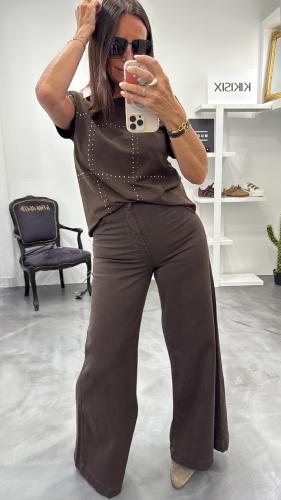 Jeans marron MRK656 MR