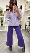 Pantalon jeans violet PAPHOS LPE