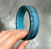 Bracelet jonc nuance de bleu