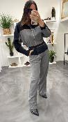 Veste courte grise et marine VHL3KDH IMPERIAL