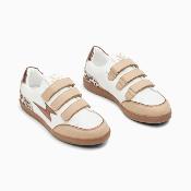 Basket blanc et beige LAURETTE WU BK2785