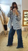 Veste Blazer à carreaux bleu JCT7WHEP Dixie 