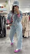 Jeans Mom Fit clair délavé 50939239