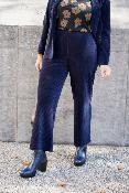 Pantalon velours côtelé marine WJV026 NT