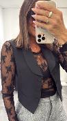 Top dentelle noir TW91KMX IMPERIAL  