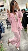 Veste blazer fluide rose JV06JHF IMPERIAL