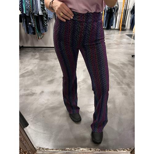 Pantalon costume violet brillant M8187P