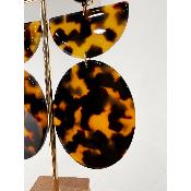 Boucles Oreilles Nina Acétate miel