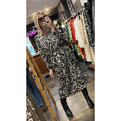Robe longue à pois Monica