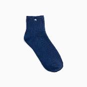 Chaussettes Amy bleu marine côtelées CH003MA