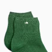 Chaussettes Amy vertes côtelées CH003VT