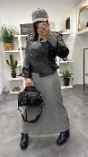 Veste en cuir souple noir T36Y0085 Souvenir 