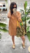 Robe courte camel ROZANA G&M
