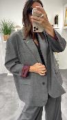 Veste Blazer oversize gris JQ44KBC IMPERIAL