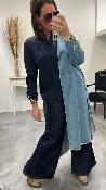 Blouse satinée bleu 50644219