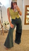 Jeans vert MRK656 MR