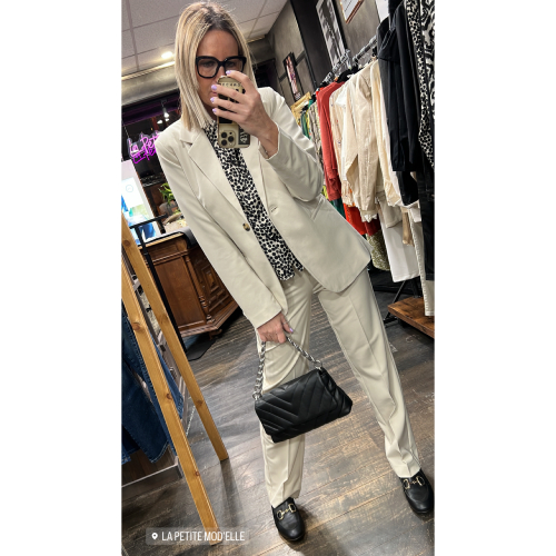 Pantalon beige Clara