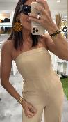 Combinaison bustier beige M8335P MR