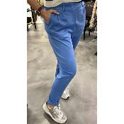 Pantalon stretch costume bleu violet 10508651
