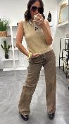 Pantalon jeans marron P512Y010A DIXIE