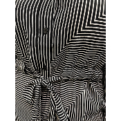 Robe noire à rayures Molly