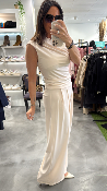 Pantalon large fluide beige 50990169 MM